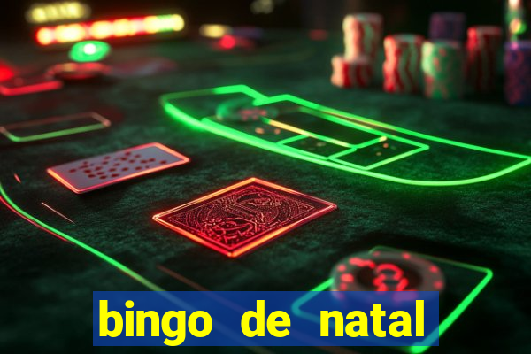 bingo de natal para imprimir gratis